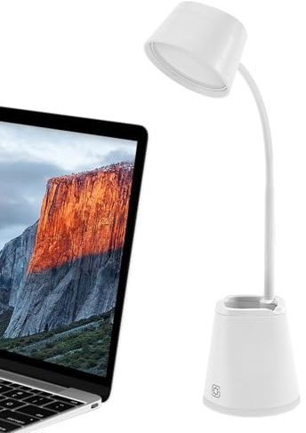 Lampe de bureau LED, 4 niveaux, flexible, réglable, contrôle tactile, lampe de bureau, bureau, étude, dortoir, puzzle, artisanat, piano, art, dessin, table de nuit