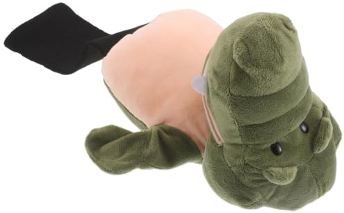 ibasenice Housse de Driver de Golf en Peluche Tricotée Vert Design Crocodile Unique, Portable et Facile à Installer pour Hommes et Femmes en Usage Extérieur Quotidien