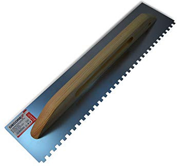 Truelle à lissage dentelée 8 x 8 mm collier à lisser avec dents acier inoxydable