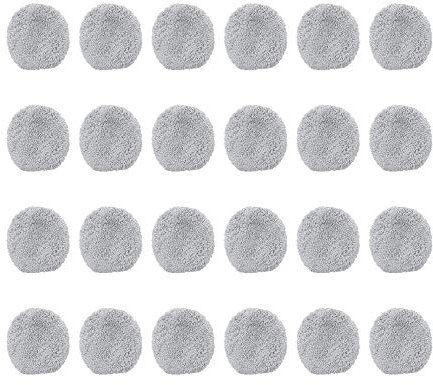 YanBan 24 Piezas Limpiador de Ventana paño Weeper aspiradora Piezas Robot aspiradora fregona húmeda para Hobot168 para Hobot188