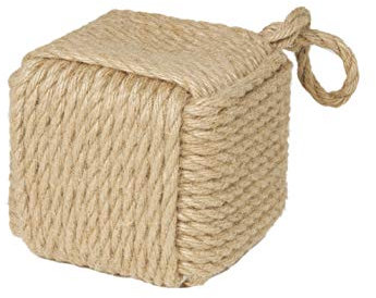 HEITMANN DECO Butée de fenêtre, Jute, Beige, 16 cm