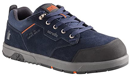 Scruffs Mens Halo 3 Safety Trainers Navy Size 8 Uk (T54960) Construction Shoe, Navy, 8 UK