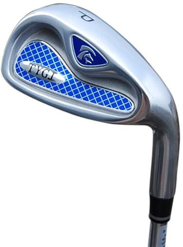 Ferro da golf da uomo e donna, disponibile in #4/#5/#6/#7/#8/#9/#P/#S, scegliere la mazza da golf in ferro singolo con albero in acciaio o grafite per gli sport golfisti destrorsi (#P (albero in