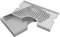 GRIRIW Beer Dispenser Drip Tray Kegerator Drip Catcher for Stainless Steel Anti-Slip