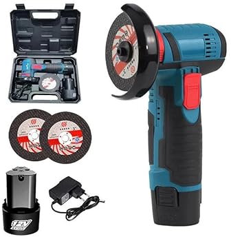 Mini Flex Mini Smerigliatrice Taglierina Elettrica A Doppia Batteria Litio 12v 1.5ah 76mm 19500rpm Doppio Disco