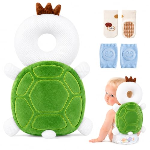 Viondra Baby Head Protector Backpack for 5-24 Months, Turtle