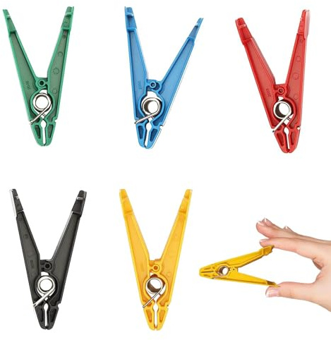 Pinch Pin Trainer – Set di clip per la resistenza alle dita, strumenti per la fisioterapia, attrezzi per l'allenamento regolabili | Rafforzare gli allenatori per mani deboli uomini anziani donne