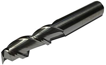 CNC QUALITÄT VHM- Schaftfräser Ø 1 bis 12 mm - Hartmetall Fräser für die Bearbeitung in Aluminium - Nutfräser mit 2 Schneiden - 6 mm