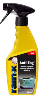 Rain-X Spray Antiappannante Vetri Auto e Parabrezza (Adatto per Vetri del Bagno) 500 ml
