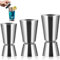 3 Pièces Doseur Cocktail,Doseur Alcool,Verre Doseur Cocktail,Cocktail Jigger,Doseur À Alcool Double,Cocktail Doseur,Mesure De Bar,Barman Professionnel,Pour Bar,Fête,Vin,Cocktail