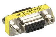 Black Box DB15HD Female-Female emi/RFI Gender CHANGER FA454-R2, W126117554 (Gender CHANGER FA454-R2, HD15, HD15, Yellow)