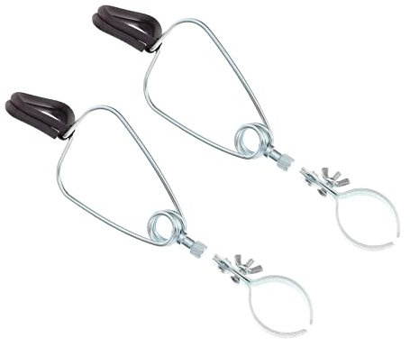 ULTECHNOVO Reptilienlampenschirmklammern 2 Stücke Lampenschirm Reptil Lampe Liefert Klettern Haustiere Licht Befestigungsclips Metall Befestigungsclips Clips Lampenaufhänger