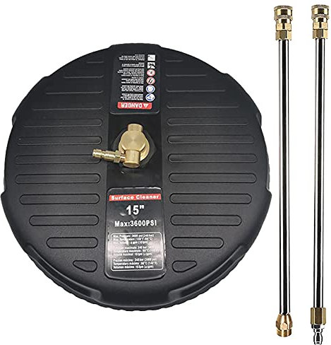 3600 PSI Hochdruckreiniger Oberflächenreiniger Flächenreiniger Terrasenreiniger Aufsatz 1/4 Schnellkupplungsanschluss