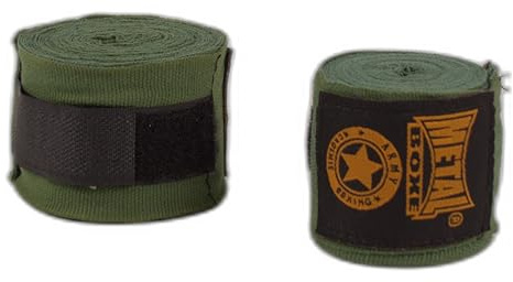 METAL BOXE - Trainingsbandage, Military (Grün), 4 m