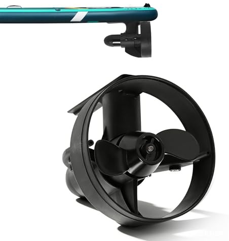 SUP Underwater Thruster Motor - Electric Surf Fin Thruster for Surfboard Electric SUP Fin Kit - speeds of 2.48–3.11 mph maximum thrust of 440.92 lbs
