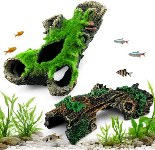ZhouWei 2 Piezas Adorno para Acuario de Cueva, Decoracion Acuario