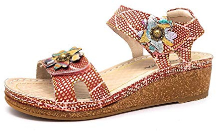Laura Vita Facraho 01, Sandali Peeptoe Donna, Rosso Rouge Rouge, 37 EU