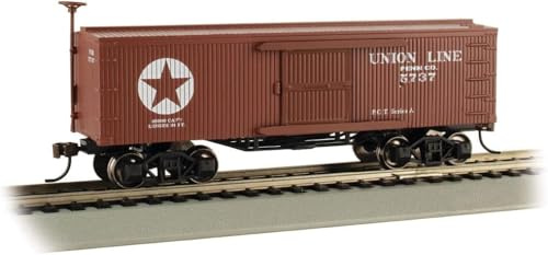 Escala H0 - Bachmann Viejo Time Madera Boxcar Union Línea