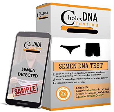 Test dello sperma del DNA basato sul laboratorio di infedeltà - (Kit domestico solo per scopi personali)
