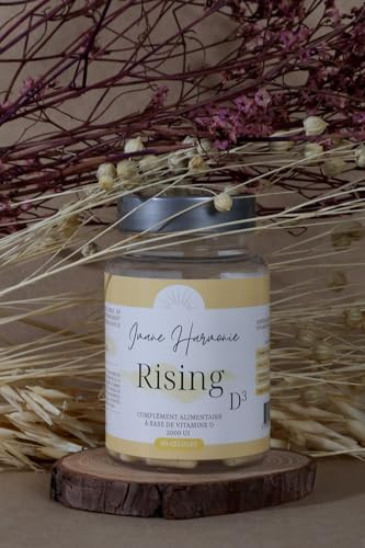 IMANE HARMONIE Complément Alimentaire Naturel Vitamine D RISING D - 3 Mois - Immunité, Bien-Être & Grossesse - Formule Naturopathe - 90 Gélules