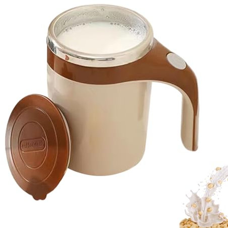 SOYDAN Tasse magnétique automatique, tasse auto-mélangeante de 380 ml | Tasse de mélange rotative de voyage pour la maison de grande capacité pour thé, sucre de canne, eau, limonade