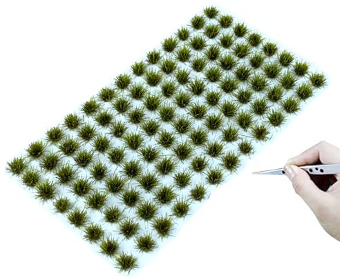RHQFDM 120 Plantas Modelo Hacer Hierba Mechones Hierba Estática Modelo Hacer Mechones Hierba Estática Modelo Hacer Deco Miniatura para DIY Césped Artificial Césped Miniatura Deco(Hierba 4#)