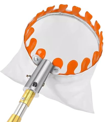 WEITING ObstpflüCkmaschine - äPfelpflüCker - ObstpflüCker mit Stoffbeutel?Arbeitssparendes ObstpflüCkwerkzeug füR die Ernte Von äPfeln, Kirschen, Birnen und Pfirsichen