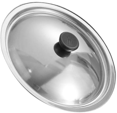 MAGICLULU Coperchio per Pentola da Cucina Multiuso in Acciaio Inox Coperchio di Ricambio per Pentole E Padelle Manico in Bachelite 20 Cm