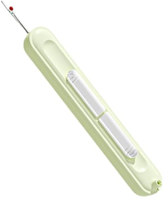 1Pcs 2-in-1 Seam Ripper & Needle Threader, Portable Sewing Tool with Unpicker, Stretchable Plug-in Needle Threader, Sewing Accessories for Easy Stitch Removal and Threading