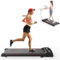Oyajia Elektrisches Laufband, Home Treadmill,Walking Pad mit LED-Anzeige und Bluetooth-Lautsprecher, Fernbedienung und App, Platzsparend, Kompakte Laufbänder für Zuhause und Büro,1-6km/h