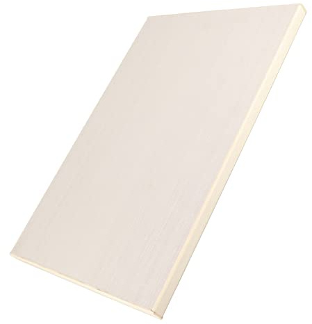 Tnfeeon Poplar Wood Sketch Board, Hollow Core Lightweight Drawing Board with Solid Wood Edge, 17.7 X 11.8 Inches Art Painting Panel for Artists Students and Studio Use (Wood)
