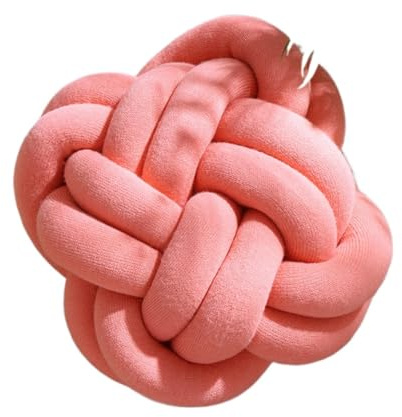 Handstickgarn, Chunky Yarn Hand Knitting Pillow Multicolor 39x30cm(Red)