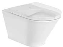 Roca,The Gap,ROUND - Taza suspendida Rimless con fijaciones ocultas y salida horizontal,Blanco,355mm x 540mm x 440mm,A3460NL000