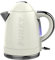 FUNKY Retro Kettle, Large 1.7L Capacity, 3kw Fast Boil with Easy Pour - Cream