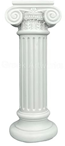 Ionic Οrder Colonna Colonna Architettura Greca Romana Handmade Scultura Home Decor 39 cm