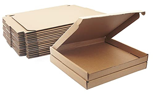 C5 A5 Royal Mail Large Letter PIP Boxes, 220x160x20mm Corrugated Cardboard Shipping Boxes, Brown Small Postal Packaging Mailing Boxes for Business, Posting, Storing or Gift (Pack of 25)