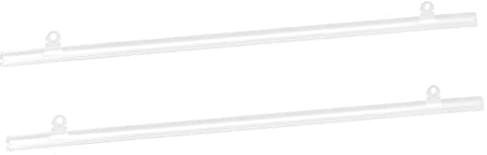 sourcing map 2 stycken PVC-affischskenor, affischlist, 120 cm (47 tum), transparent med klämmor för affischkort