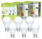 sailsco Klasse B E27 LED Warmweiss Lampe,5.7W 2700K 1055 Lumen Warmweiß Lampen,A60 Energiesparlampe 75W Glühbirne Ersetzt,Nicht Dimmbar Leuchtmittel,6 Stück