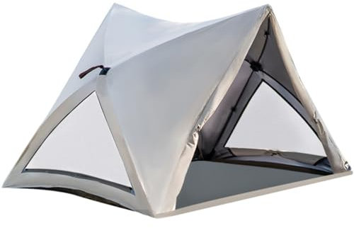 GIZNXBA Strandzelt Groß 3-4 Personen Strandmuschel Pop Up Für Camping, Campingzelt Für Erwachsene Outdoor Wandern, Leichtes Tragbares Strandzelt Sonnenschutz Für Camping, Angeln