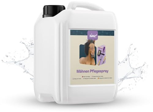 nimo® Mähnen Pflegespray | für Pferde & Ponys | Schweifspray & Mähnenspray | leichtere Kämmbarkeit, Entwirrung, Mähnenpflege, Schweifpflege, verleiht Glanz