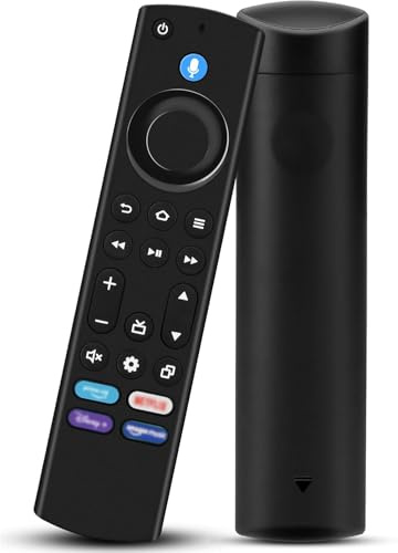 Voice fjärrkontroll för ersättning av röstfjärrkontroll för AMZ F-1re S-t1ck TV (2:a Gen, 3rd Gen, Life, 4k), för AMZ F-1re TV Cube (1st Gen, 2:a Gen, 3rd Gen) (4rd)