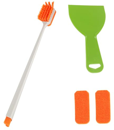 Fish Tank Cleaner with 2 Cleaning Replacement Pads and Plastic Scraper