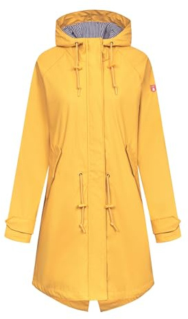 derbe Damen Regenjacke Traveby - Gelb 40 - Friesennerz
