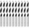 Brocas Madera, Meccion 8mm 10Pcs Professional Brad Point Brocas de Espiral para Madera