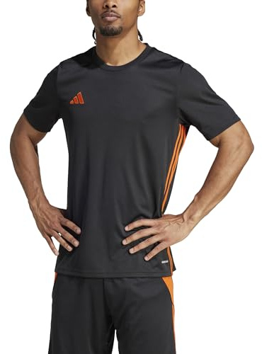 adidas Herren Tabela 23 Jersey Shirt, Black/Team orange, XL