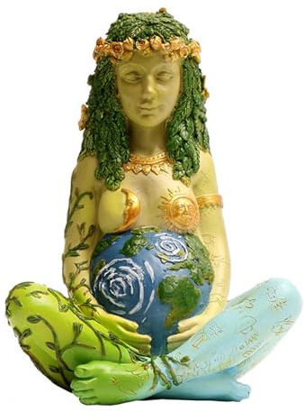 Madre Terra Gaia Ornamenti Dea Gaia Statua Resina Madre Terra Gaia Artigianato Desktop Ornamenti Decorazioni Per La Casa Dipinta A Mano Figura Curativa Gaia