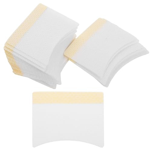 Lurrose Discos de Algodón Cara 40 Piezas sin Pelusa, Almohadillas para Remover Extensiones de Pestañas, Ideales para Uso en Casa y Viaje