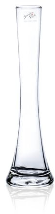 Sandra Rich Glasvase, Blumenvase SOLIFLEUR H. 32cm Ø 5cm + 8,5cm transparent