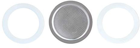 Stovetop Espresso Machine à expresso de rechange en silicone 12 tasses Joints d'étanchéité et filtre pour cafetière à moka Easyworkz