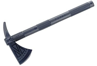 Hacha Tomahawk de plástico de polipropileno negro para artes marciales V2-41.9 cm